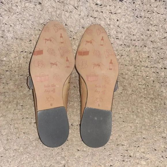 JOHN FLUEVOG-Vintage 2007-Picnic Chianti-Studded Monk Strap-Tan Leather-Sz 6-NM - Picture 7 of 7